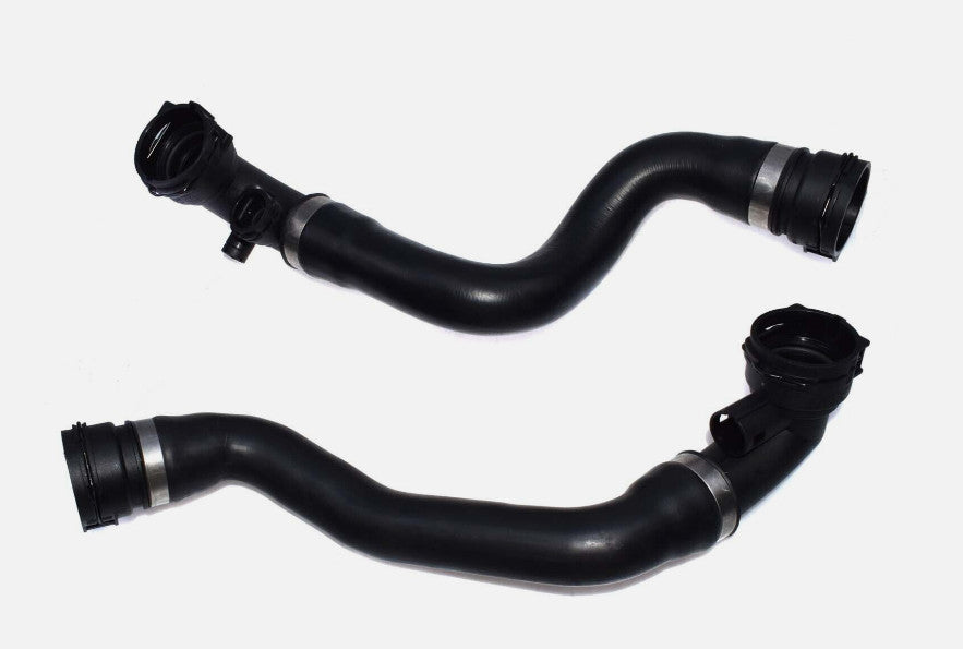 2Pcs E53 X5 3.0i 3.0L Upper And Lower Radiator Coolant water Hose Set kit n