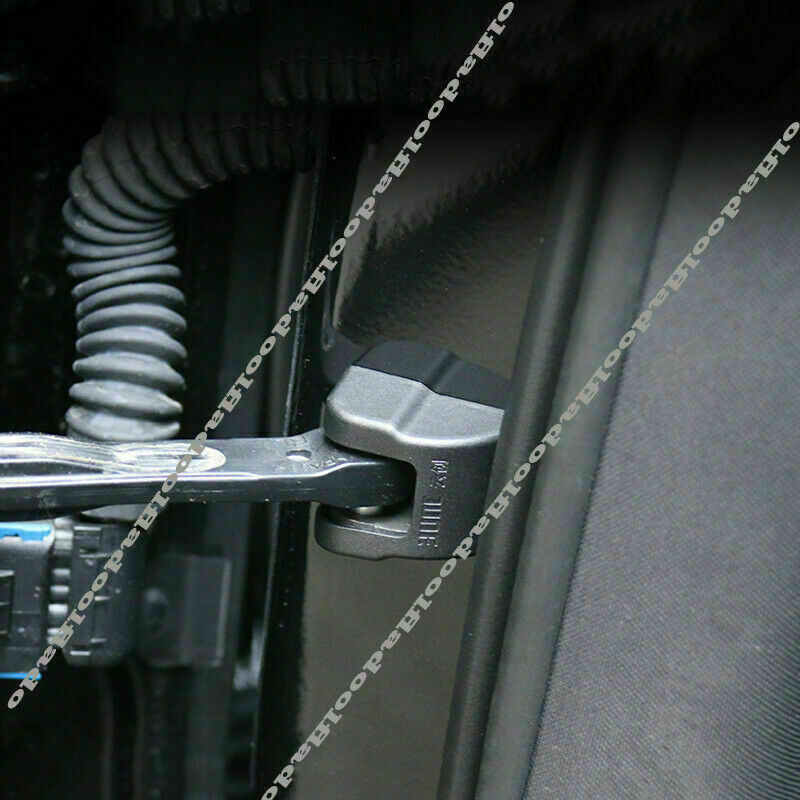 8X for Volvo S60 2019-2021 Black Door Lock Cover Protector limit Door Stop Cover
