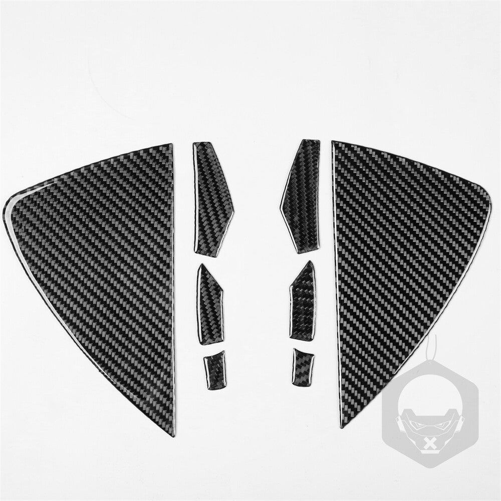 Carbon fiber sticker interior trim for Model 3 2017-2022 door panel - n
