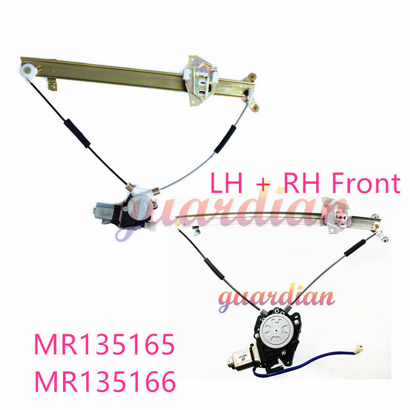 MR135165/66 Front LHRH Power Window Regulator for Mitsubishi Montero 92-00