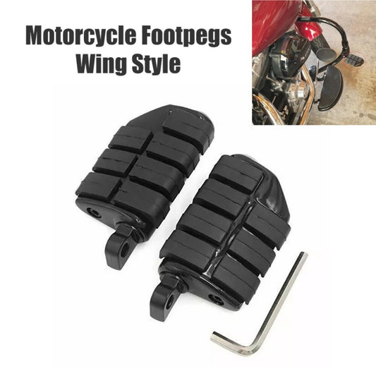 Black Foot Peg Footrest Mount Pedal for Harley Davidson FXSTSB FXSB 84~14 / for Honda