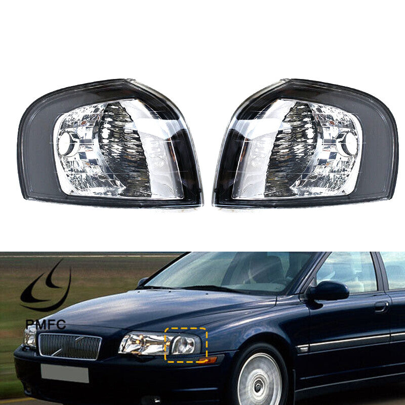 1pair LeftRight Turn Signal Corner Light Lamp fits for Volvo S80 1999-2006