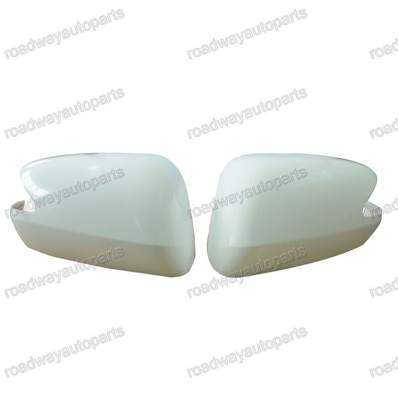 1Pair Exterior Side Door Wing Mirror Cap Cover Fit for HONDA FIT JAZZ 2009-2014 Q
