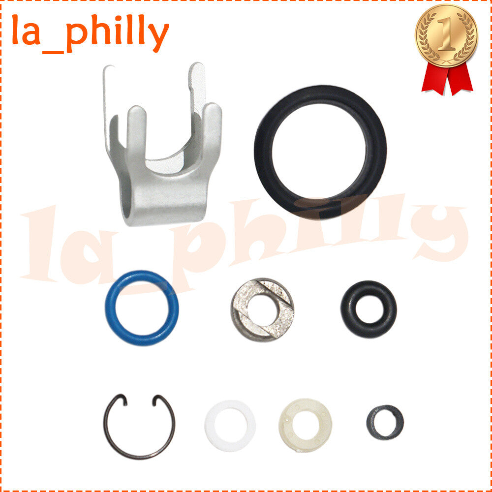 Fuel Injector O-Ring Retainers Seals Kit for Mercedes C E GL GLC GLE GLK GLS ML Q