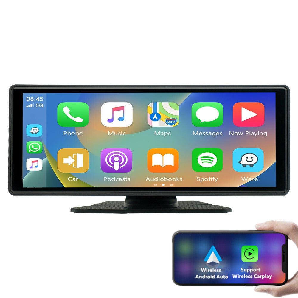 Car radio stereo touchscreen Bluetooth Android auto USB FM player with mirrored connection - n