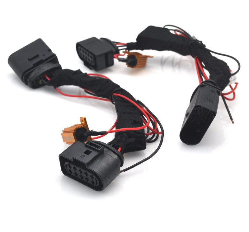 2x Retrofit facelift LCI Led Head light cable wire adaptor Loom For v