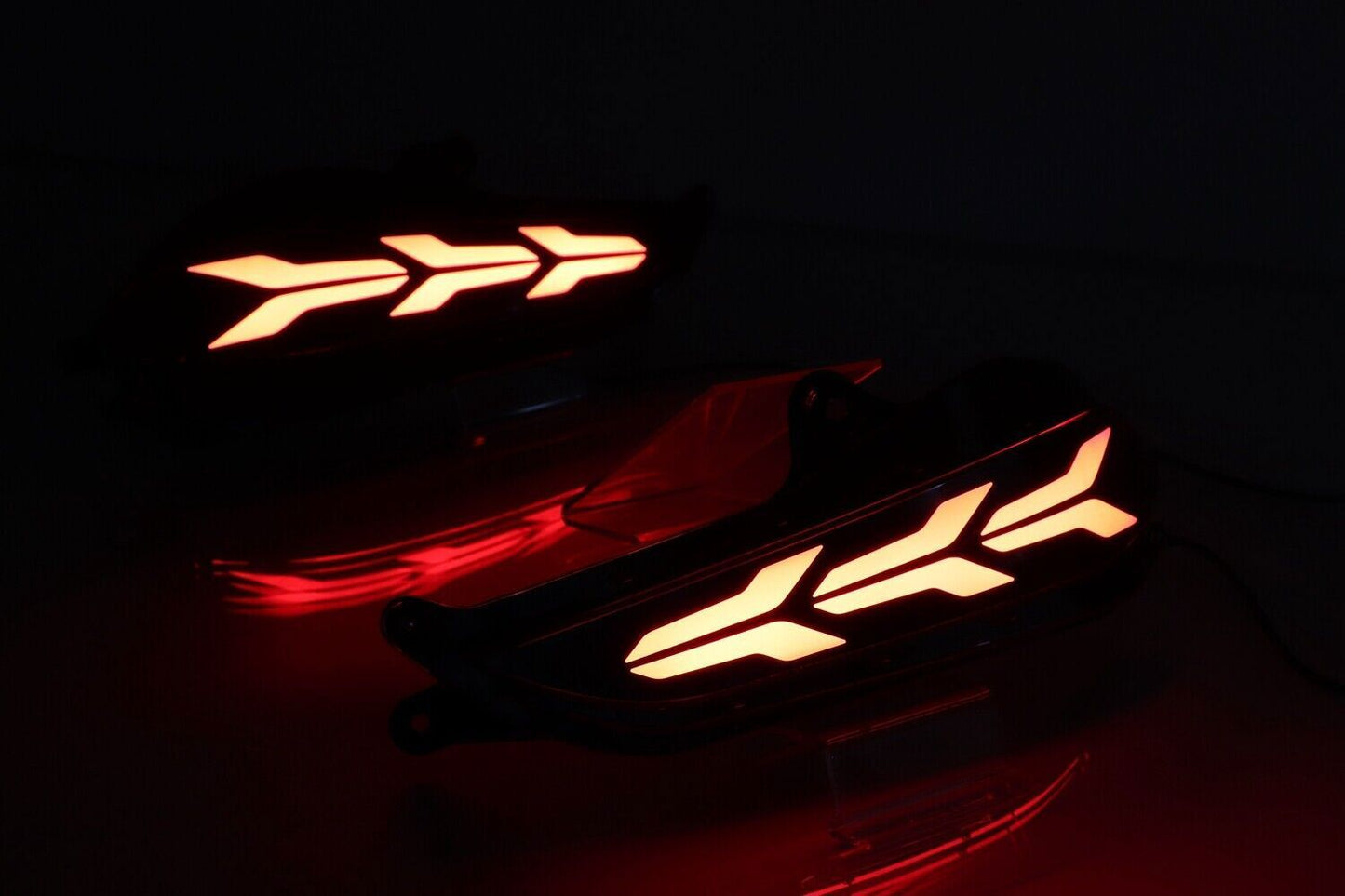 For Yaris 2017-2018 2Pcs LED Rear Bumper Tail Brake Light Fog Lamp n