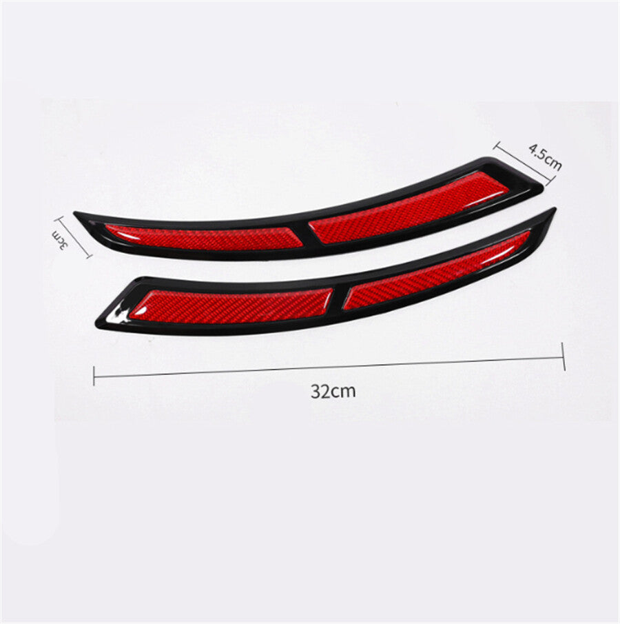 2X Sports Car Wheel Eyebrow Protector Lip Arch Trim Flare Fender Strip Moulding