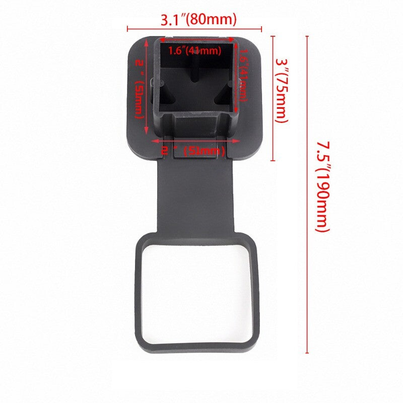1x Car Tow Rear Receiver Plug Trailer Hitch 2 TPU Dust Cap for Jeep v