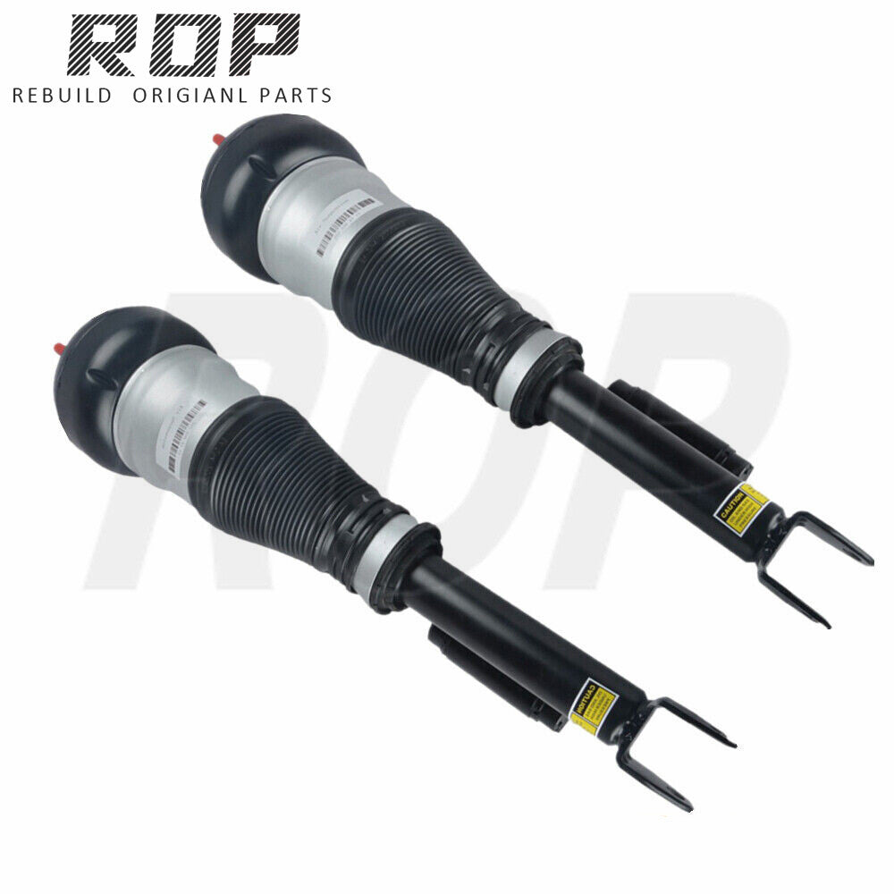 Pair Front Air Suspension Shock Struts for Mercedes W222 S450 S550 RWD 2013-2020