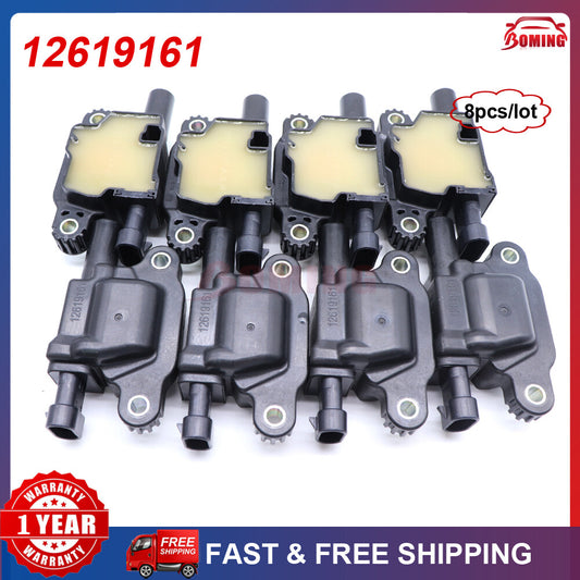 4Pcs 12619161 Ignition Coils for GMC for Chevy for Sierra Silverado 1500 for Corvette CTS
