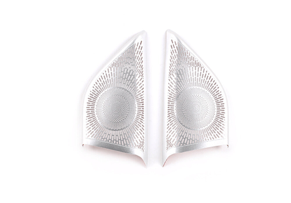 Alloy Silver Tweeter Net Speaker Cover for Mercedes-Benz B Class W247 2020-2022