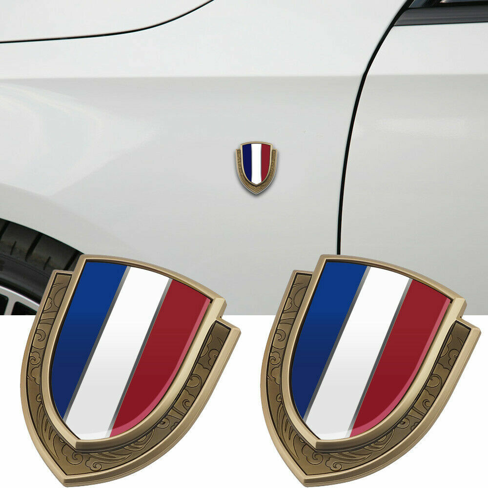 Car and motorcycle rearview mirror stickers, national flag wings, creative decoration- v