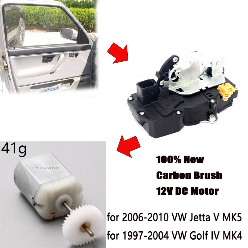 12V DC automotive door lock actuator motor 6X1837013H suitable for Skoda Octavia I MK1 1996-2004