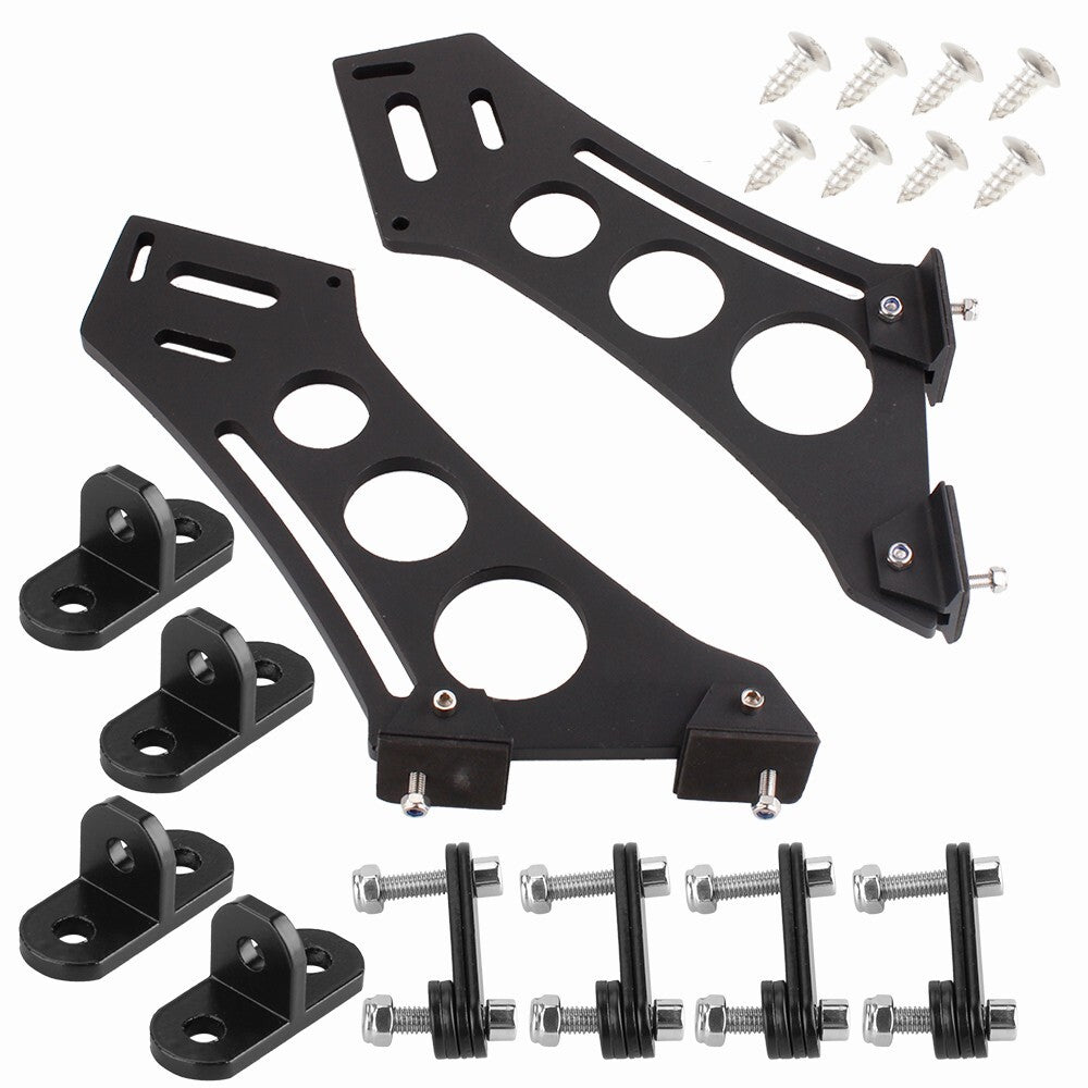 Rear Wing Trunk Stand Style Spoiler Mount Brackets 10 Universal Car CNC Q
