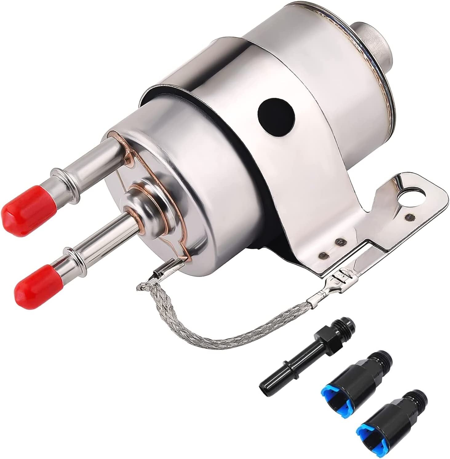 58 PSI Fuel Filter Regulator Kit Fuel Pressure Filter for LS Exchange EFI Conversion