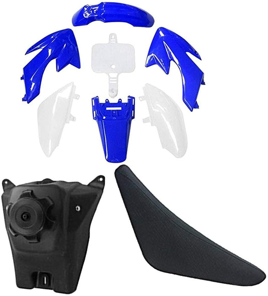 Plastic mudguard airbox for seat suitable for CRF50 XR50 Pit bicycles, Taodao 110 125cc Baja DR49