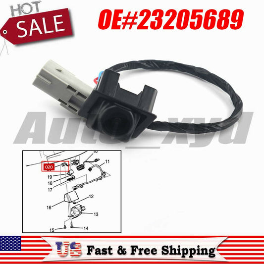 Rearview backup camera 23205689, brand new, for Cadillac SRX 2010 - 2016, 11/12/13 Q