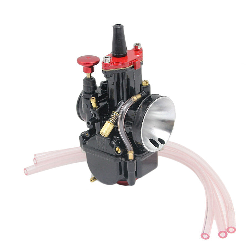 24mm 4T Motorcycle Carburetor Power Injection 90cc-125cc Racing Scooter Off-Road Bike Q