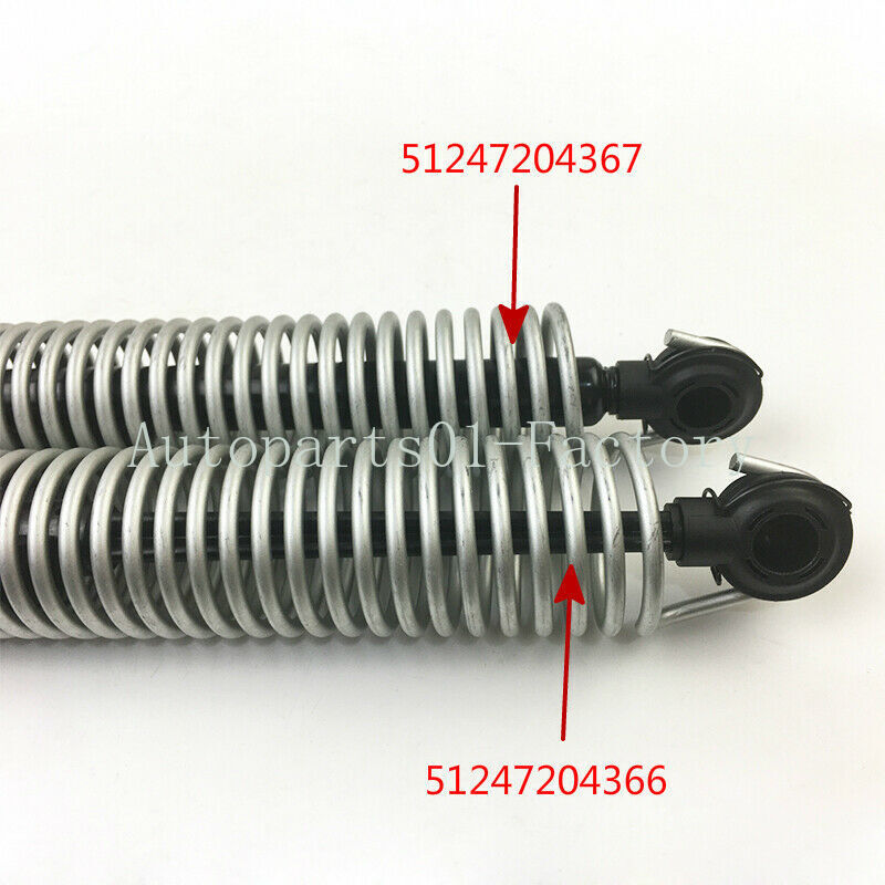 1Pair Left+Right Rear Trunk Lid Tension Spring for BMW 528i 535i M5 51247204366