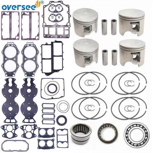 6x Pistons Rings Set 83mm STD compatible with for Volvo S80 XC90 2.9T T6 L6 7403 B