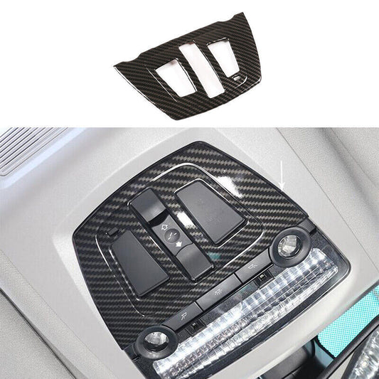 ABS Carbon Fiber Car Roof Read Light Decor Cover Trim for BMW 5 Series 2011-2016