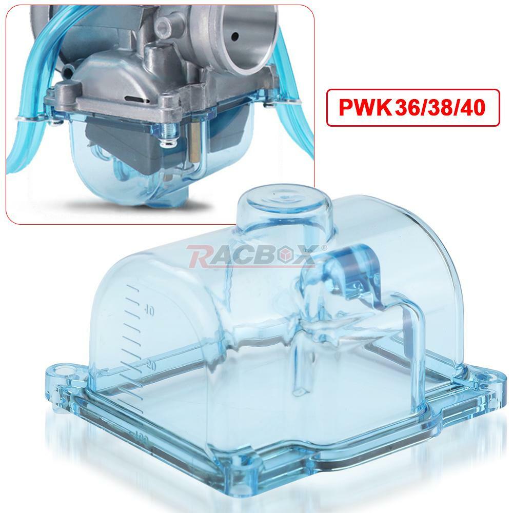 Blue Plastic Transparent Carburetor Float Bowl For PWK 36 38 40mm Big Bore Carb