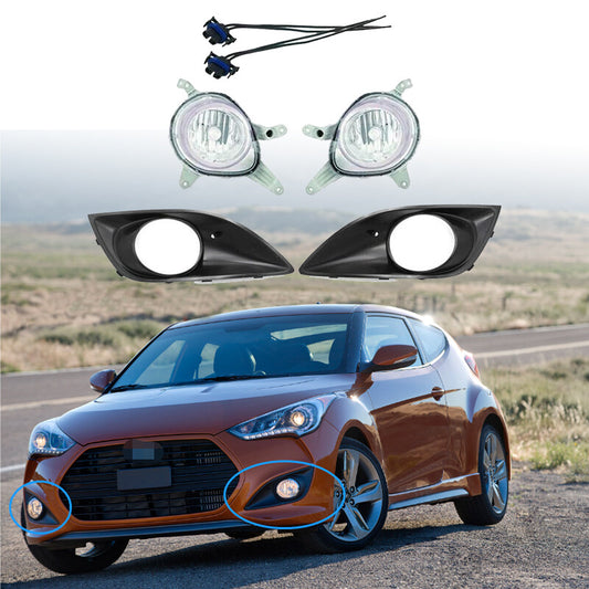 for Hyundai for Veloster Turbo 2013-2016 Fog Lamp Light LH+RH Set 6PCS n