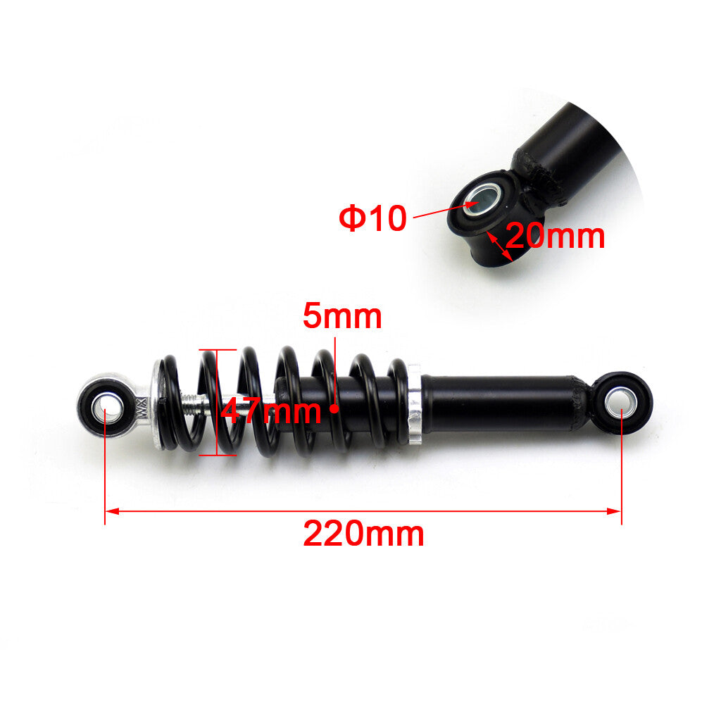 210mm Motorcycle Air Shock Absorber Rear Suspension E-Bike Electric Scooter ATV