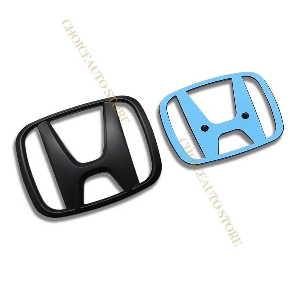 FRONTREAR Badge Stickers Decals, Black Badges for H+Civic FC 2016-2021