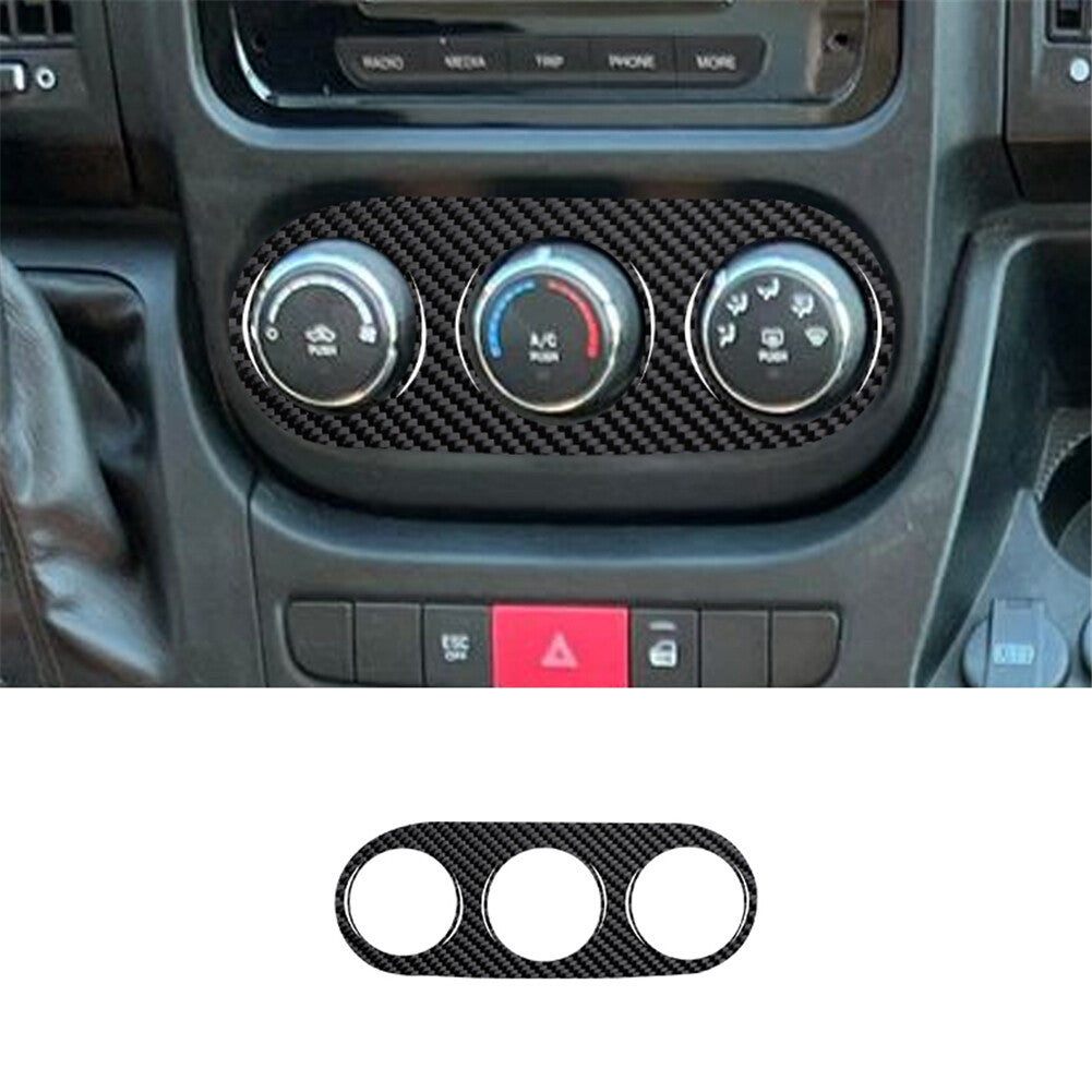 2Pcs Carbon Fiber Side Vent Panel Frame Trim Cover For Explorer 2011-2014 v