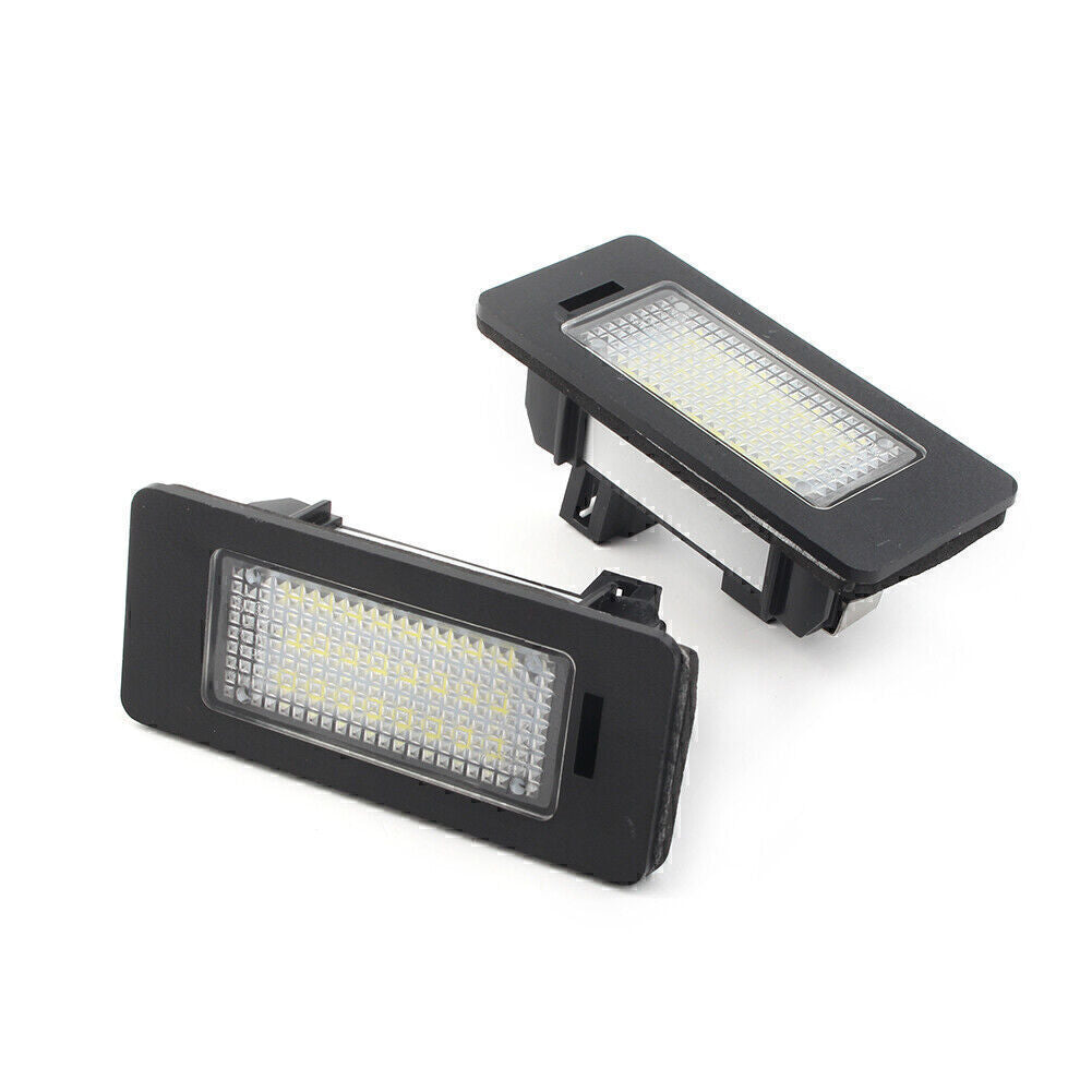 Fit for Porsche for Cayenne Touareg LED Number License Plate Lamps Lights Decoder