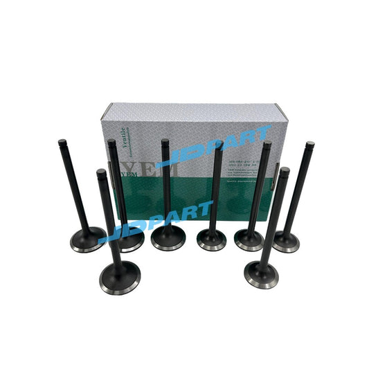 8-piece S4L2 intake and exhaust valve set for diesel engines.