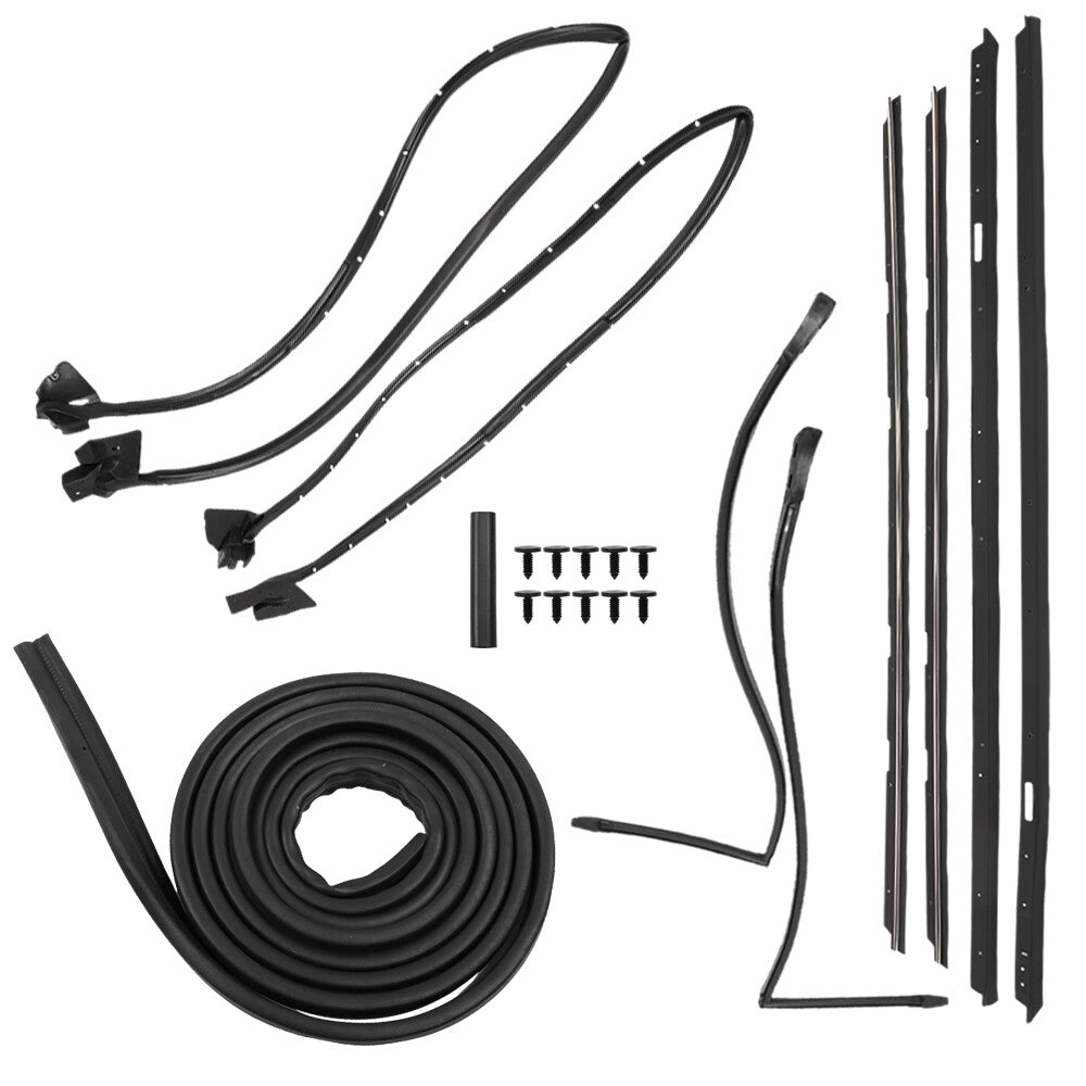 Suitable for 1981-1988 Monte Carlo SS 9-piece complete Weatherstripping kit - n