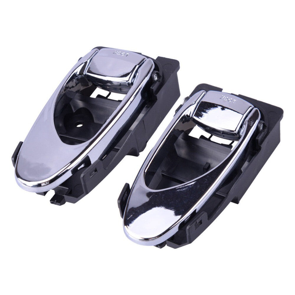 Left & Right Inside Door Handle Silver Chrome for Leganza 1997-2002 New n