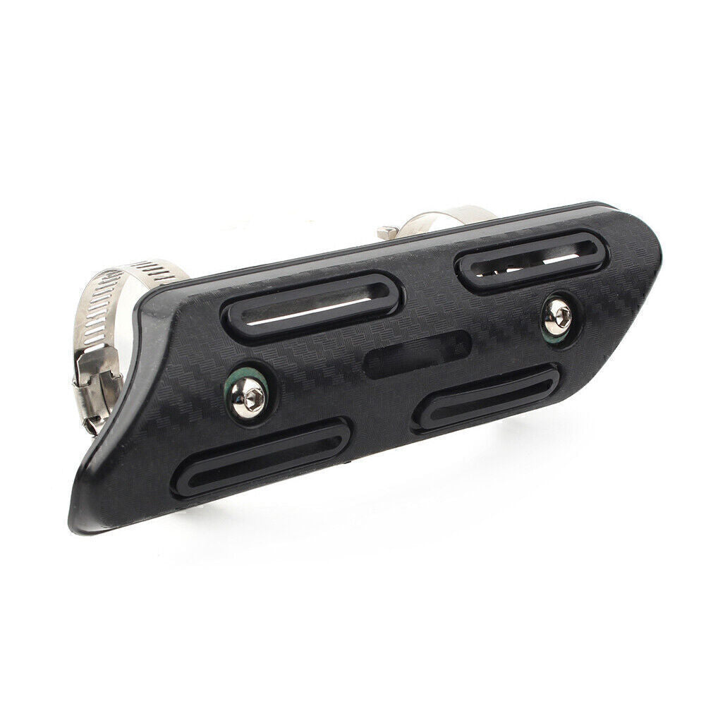 Universal Exhaust Muffler Pipe Heat Shield Cover Heel Guard Motorcycle