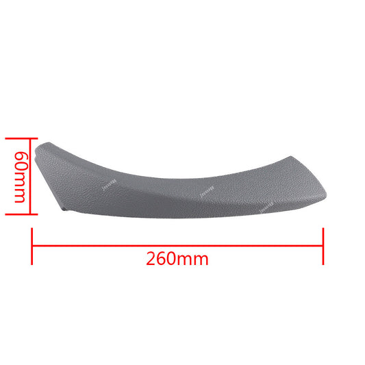 Gray Left Side Inside Door Handle Pull Trim Cover for BMW 3-Series E90 E91 E92 Q