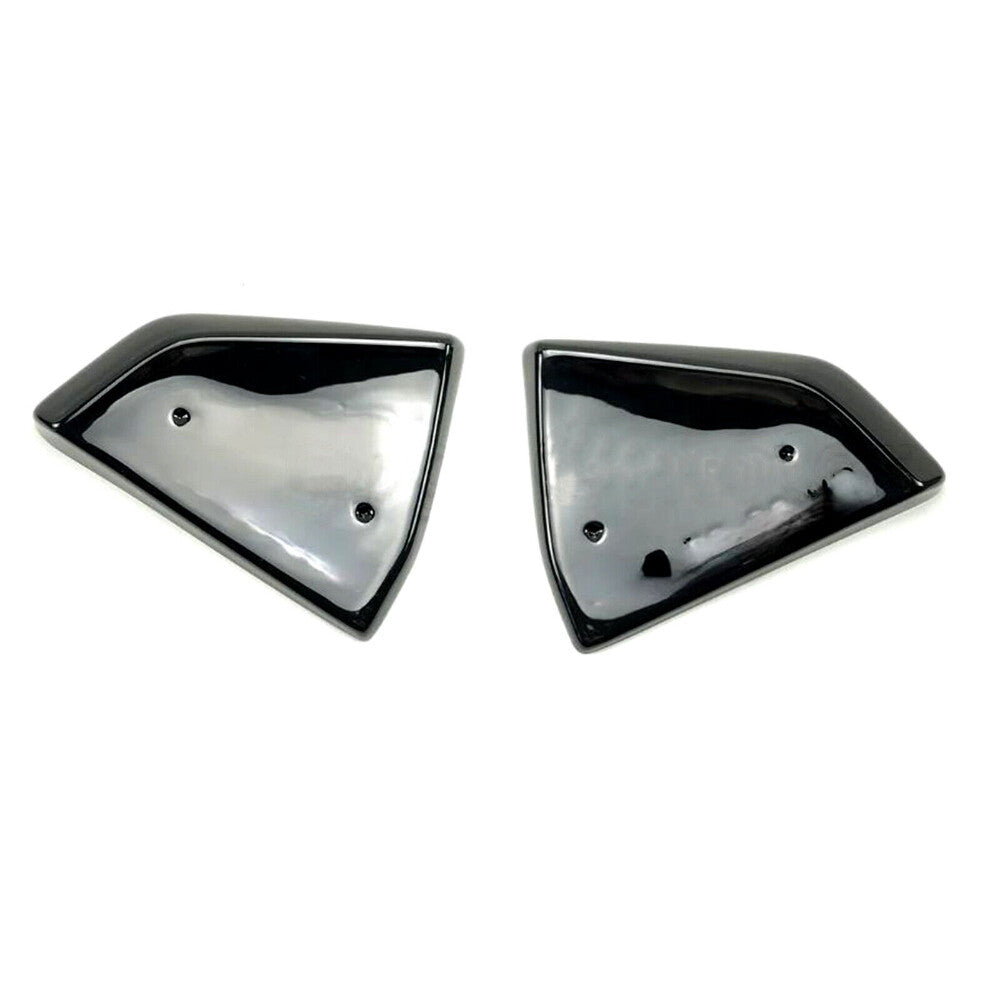Glossy rear bumper side corner split apron for Corvette C7 Stingray 14-2019