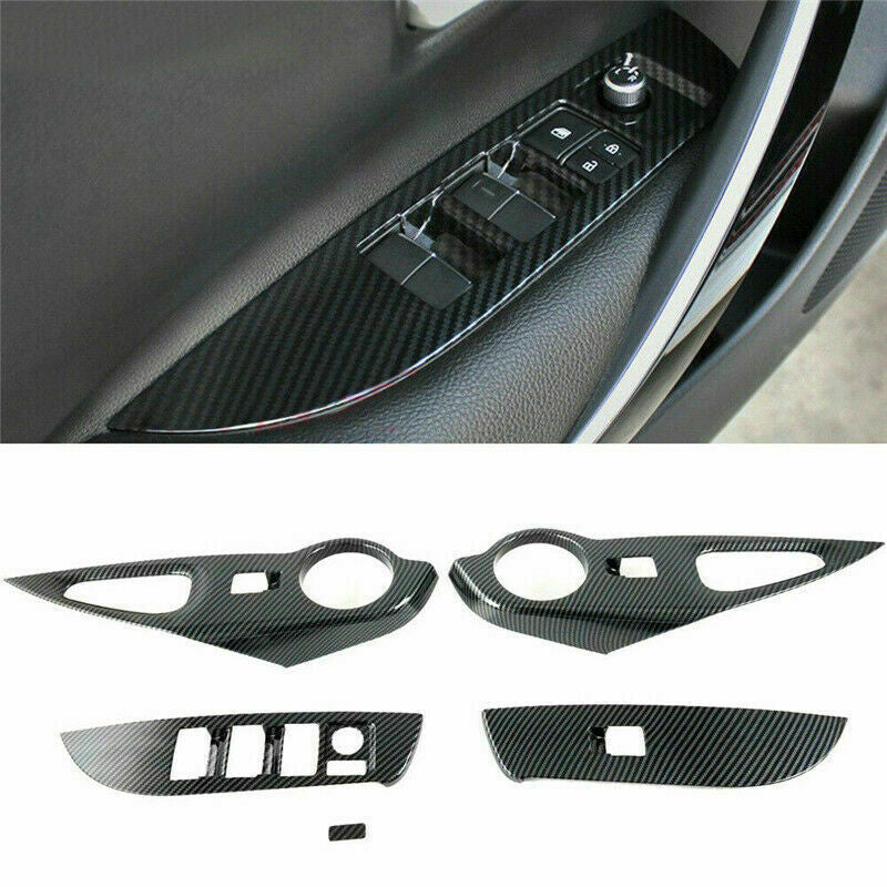 for Camry 2018-21 ABS Gloss Black Outer Door Side Handle Bowl Cover Trim v