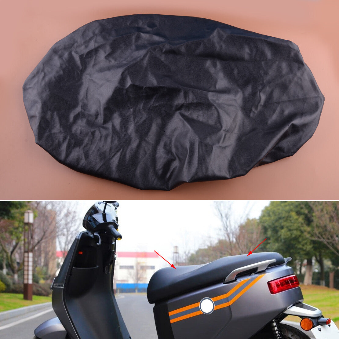 Waterproof Rain Proof Leather Saddle for Seat Protector Cover For Motorbike New v
