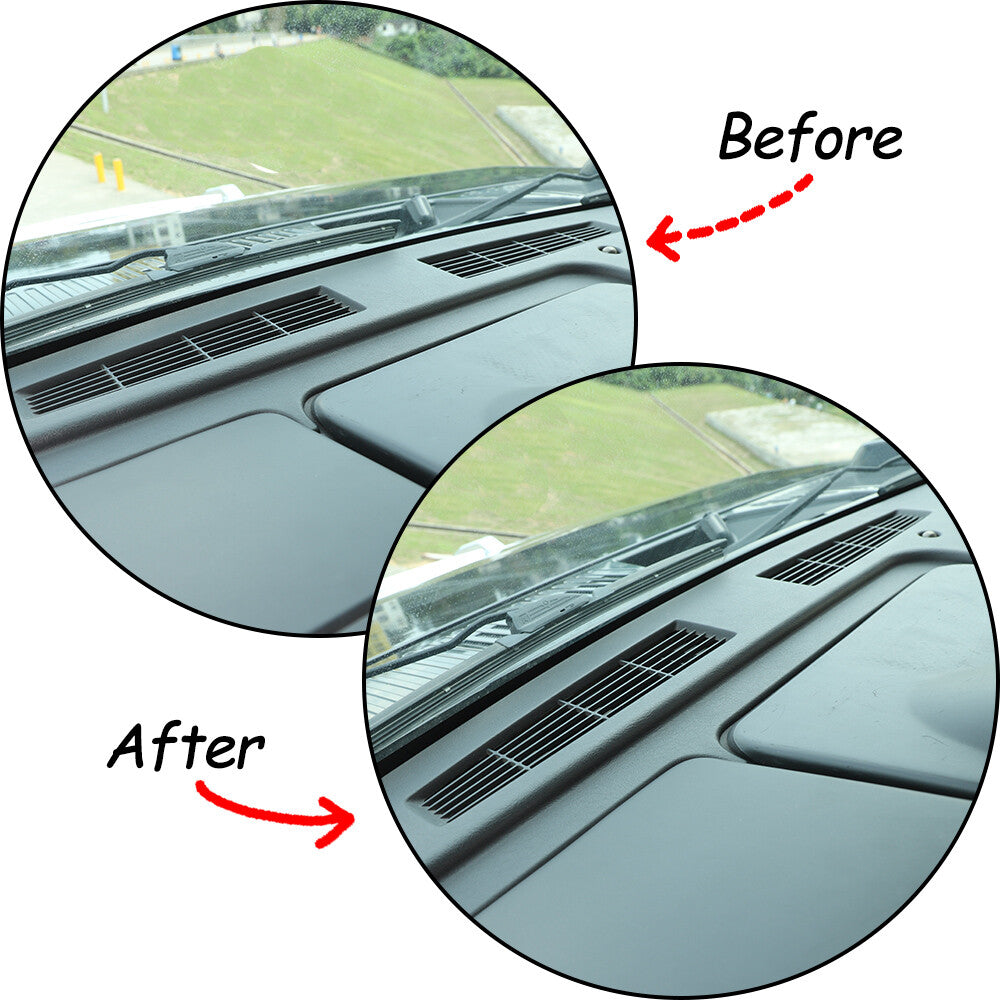 2-Piece Real Carbon Fiber Dashboard Air Socket Frame Trim for Toyot@ Supra 19-22 - v