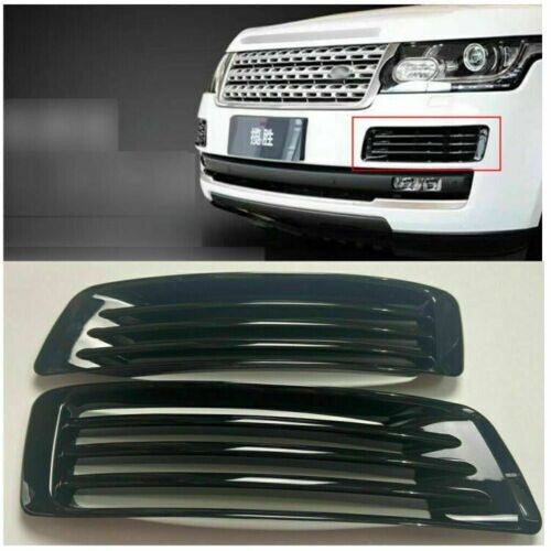 Front Bumper Grille W/Air Vent Cover Trim Fit for Range Rover L405 2013-17 Black