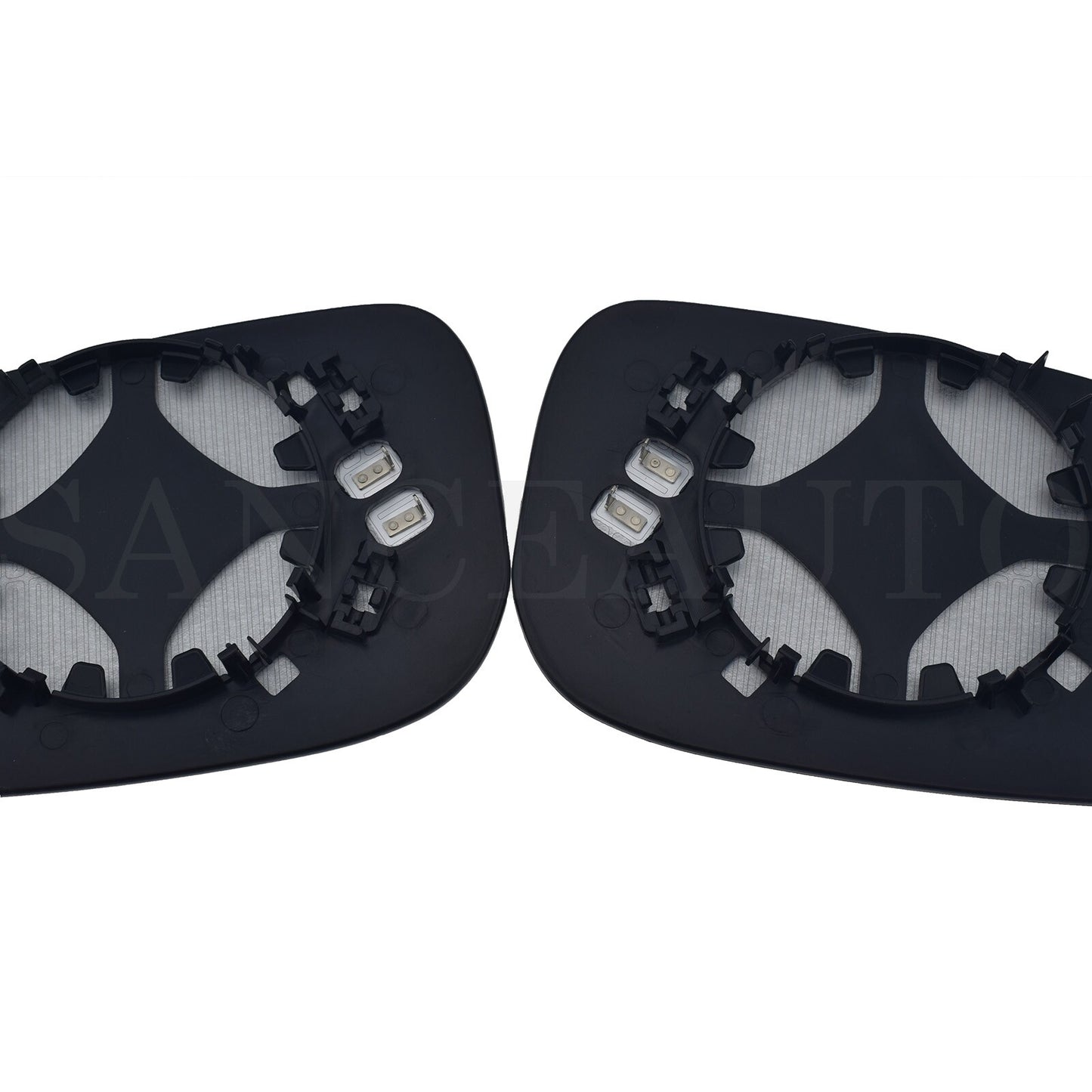 Left and right heated mirror glass with support suitable for Volvo S80, V60, C30, C70, V70 30762571- n