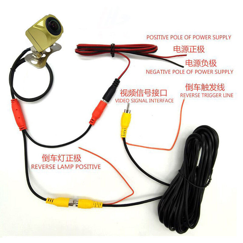 AHD Car Backup Camera Rearview Camera 1080P/720P Night Vision Waterproof Fisheye - n