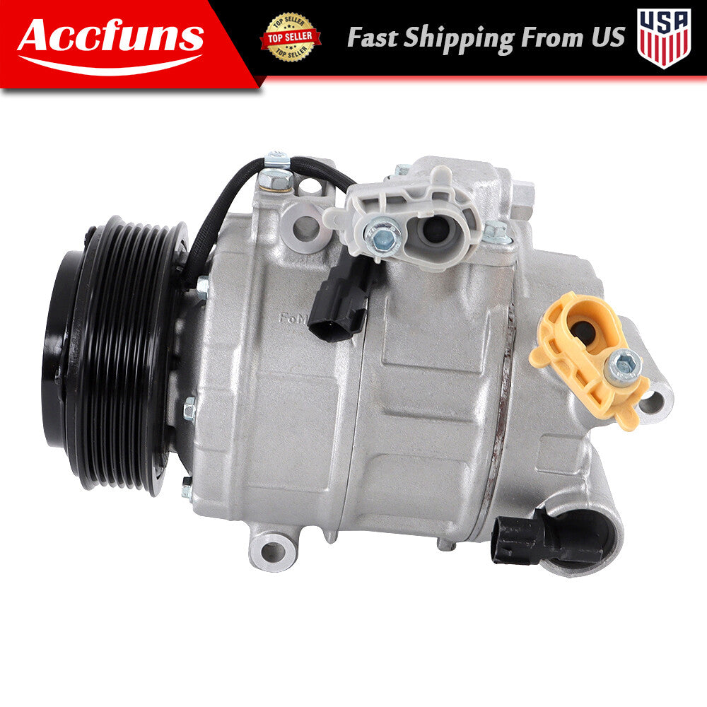 Air conditioning compressor with clutch suitable for 2013-2019 Taurus and 2013-2019 Flex 198358- n