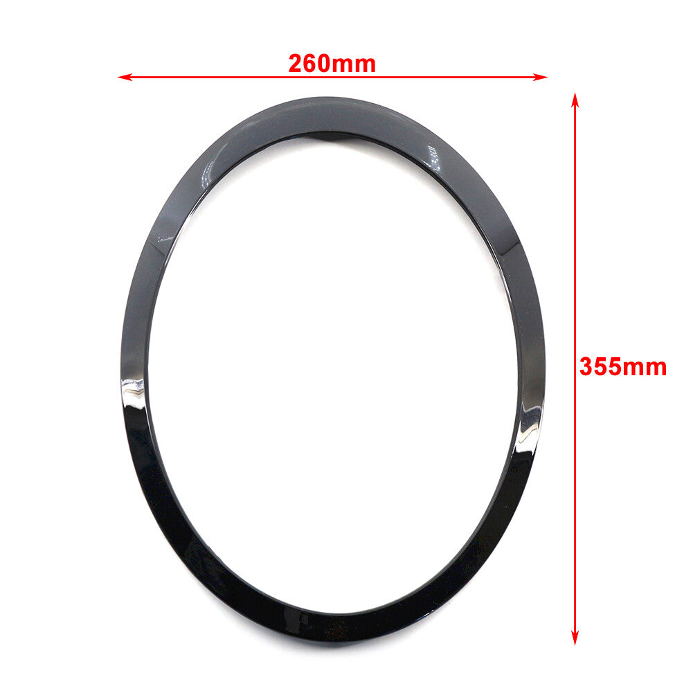Scheinwerfer Trim Ring ABS f¨¹r for Mini Cooper R55 R56 R57 R58 Paar gl?nzend Schwarz
