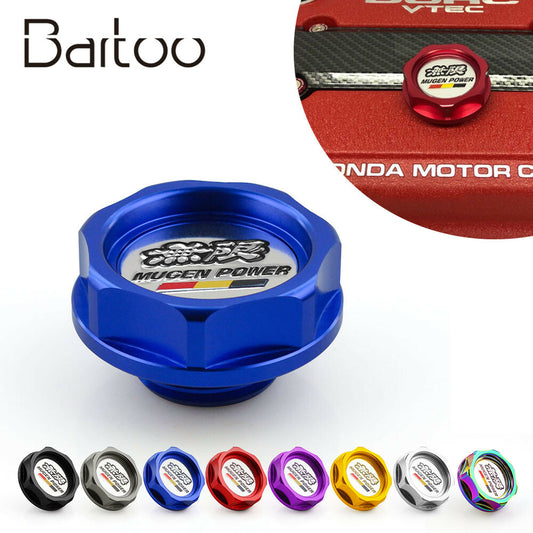 Mugen Power Aluminum Car Oil Filler Cap Racing Engine Tank Cover for Honda Q