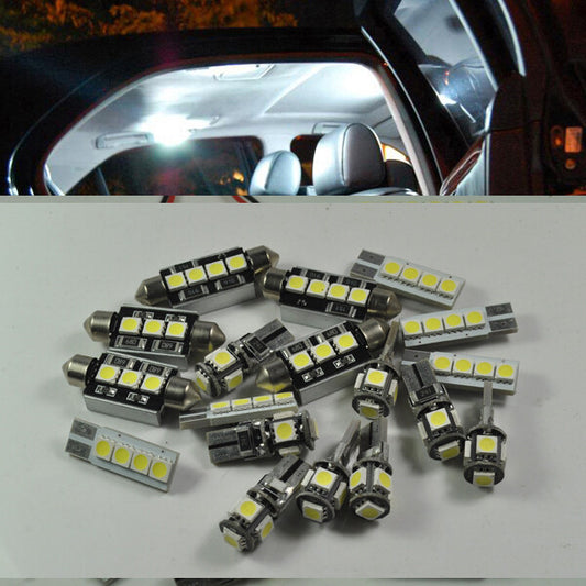 Full White 12 Lights SMD LED Interior Package 5 F10 2010-2011 v