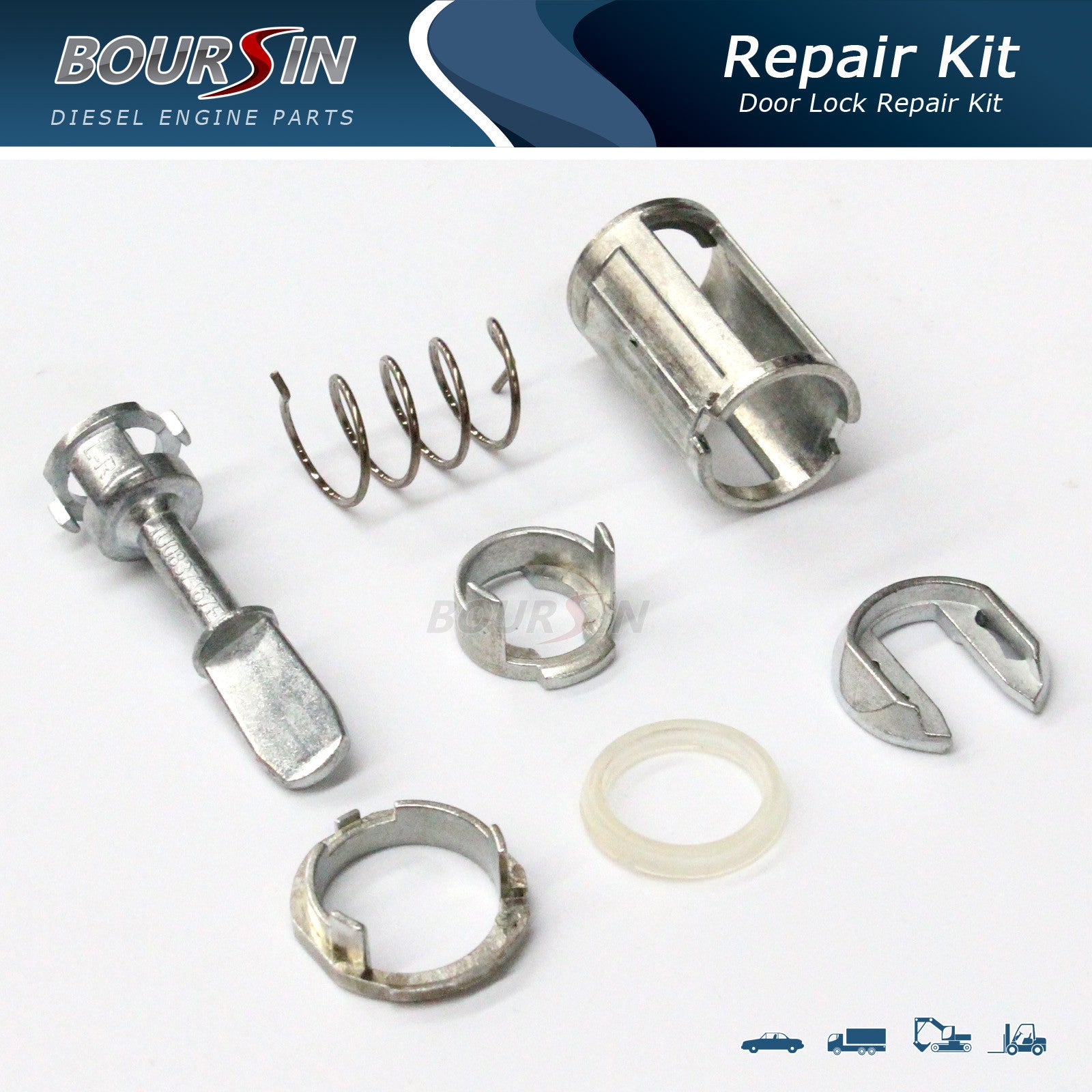 Door Lock Cylinder Barrel Repair Kit for VW for Golf MK4 for Bora - Front Left Right