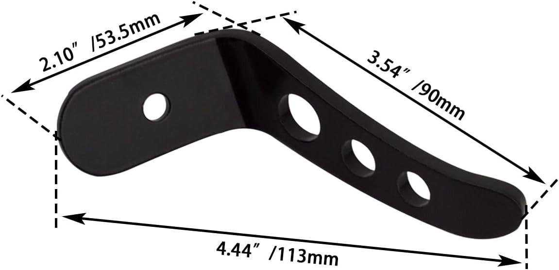 Vertical Stand Extended Footrest Kit for Harley Touring 1991 - 2022 Black n